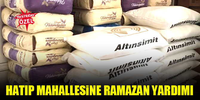 Hatıp Mahallesine Ramazan yardımı
