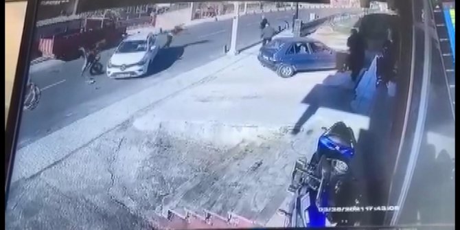 Beykoz'daki feci motosiklet kazası kamerada