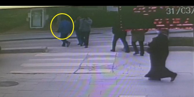 Yaya geçidinde milli atletin ayağı üzerinden otomobil geçti