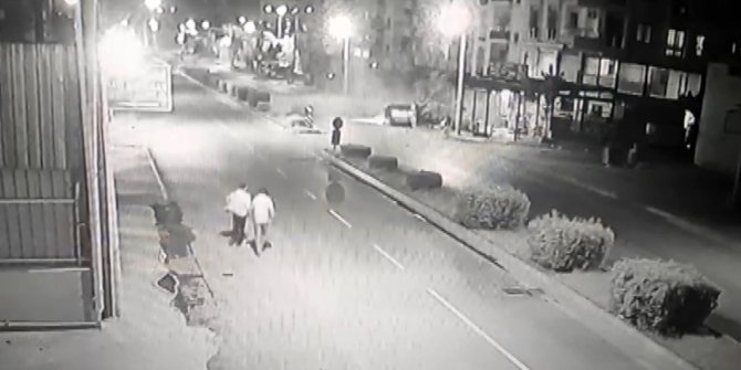 Baba ve oğlunun hayatını kaybettiği kaza kamerada