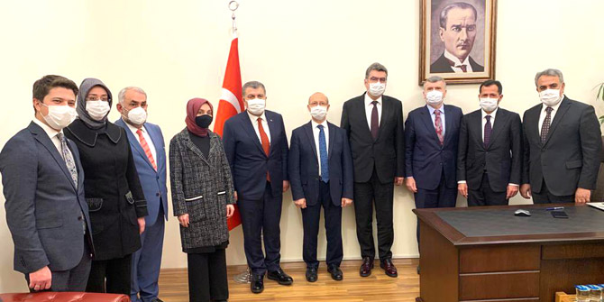 Konya vekillerinden Bakan Koca’ya ziyaret