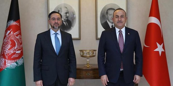 Çavuşoğlu, Afganistan'ın eski Dışişleri Bakanı Rabbani ile görüştü
