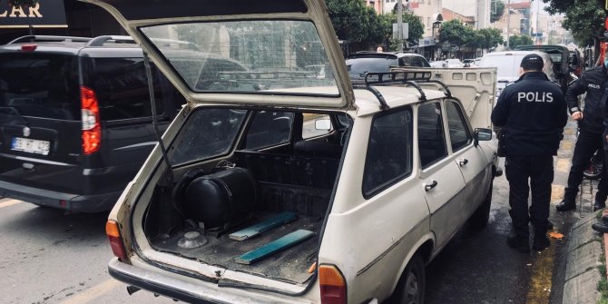 LPG’li otomobilde çıkan yangın panik oluşturdu