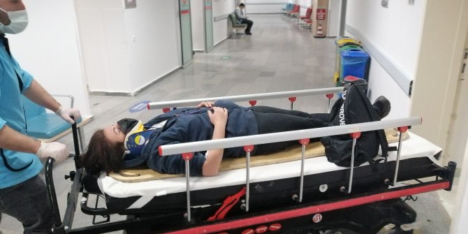 Kontrolden çıkan otomobil takla attı: 2 yaralı
