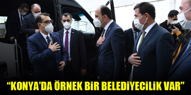 Bakan Dönmez: “Konya’da örnek bir belediyecilik var”
