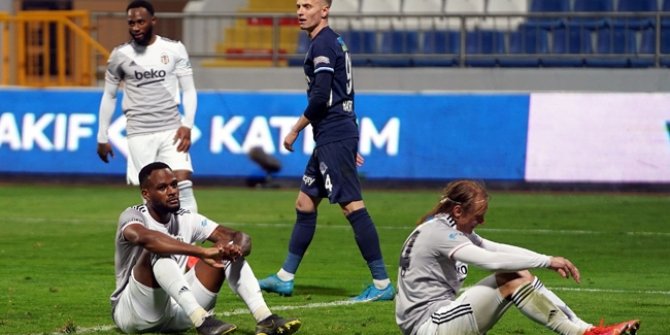 Beşiktaş 8 maç sonra kaybetti