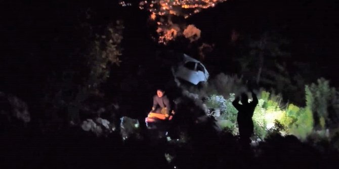Antalya’da otomobil uçuruma yuvarlandı: 1 ölü