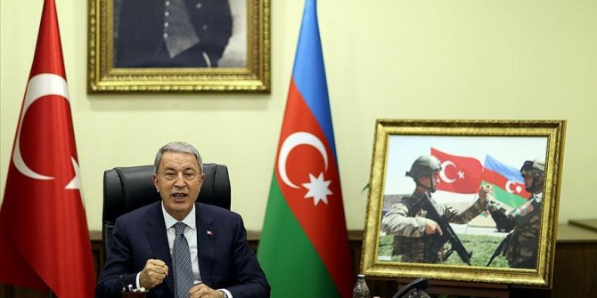 "Tek millet, iki devlet ilkesiyle güçlenen kardeşliğimiz Karabağ'ın özgürleştirilmesiyle adeta perçinlendi"