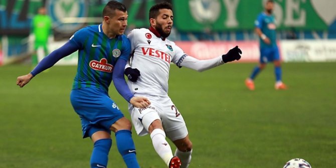 Karadeniz derbisinde gol sesi çıkmadı