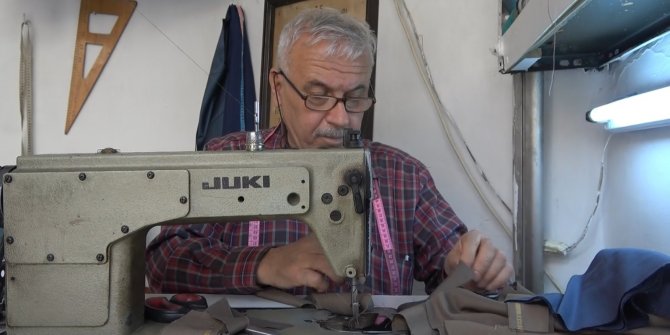 Yarım asırlık diplomalı terzisi