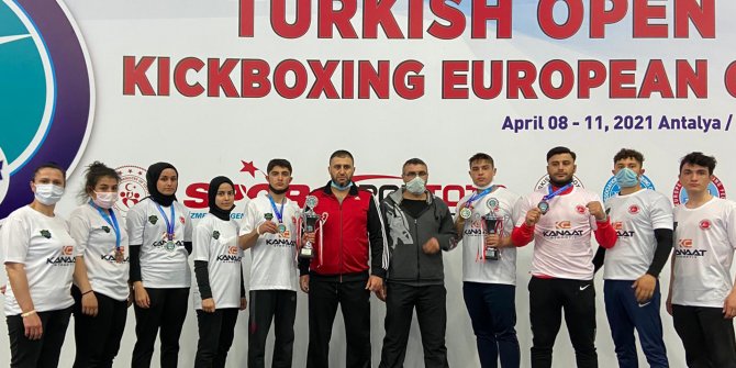 Meram Belediyespor Kıck Boks Avrupa Kupası'na damga vurgu