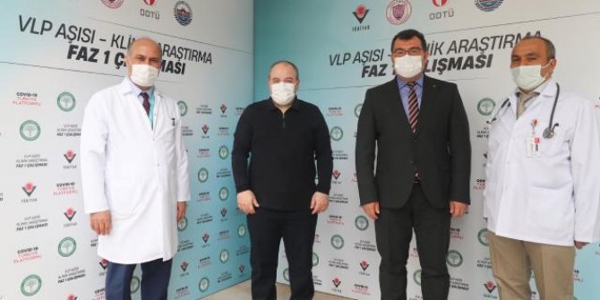 Bakan Varank yerli aşı oldu