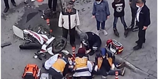 Ambulansın çarptığı motosikletli öldü