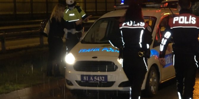Kısıtlamada alkollü ve ehliyetsiz yakalanan sürücüye 9 bin 150 lira ceza
