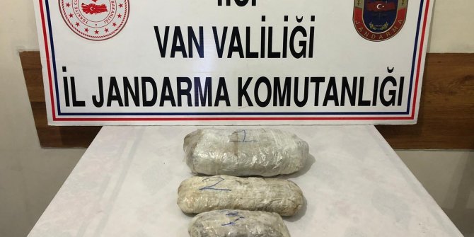 5 kilo 195 gram esrar ele geçirildi