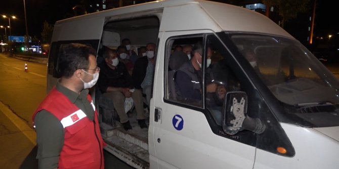 Fazla yolcu taşıyan minibüs şoförüne ceza