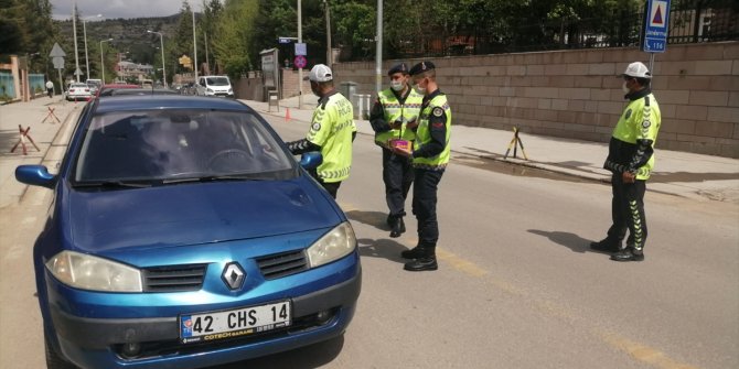 Bozkır'da "Emniyet Kemerimi Unutmam" etkinliği
