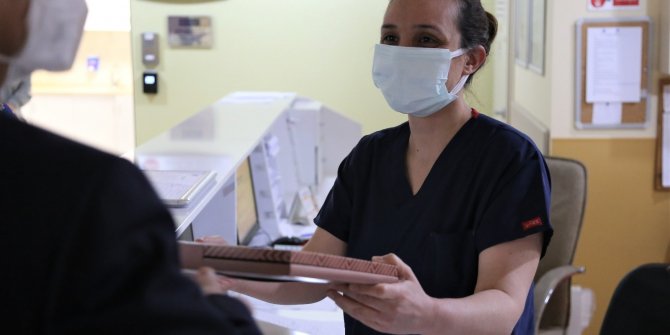 Korona savaşçılarına anneler günü sürprizi
