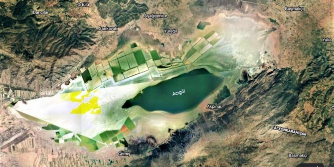 Dünyanın 2. büyük doğal sodyum kaynağı 'Acıgöl' can çekişiyor