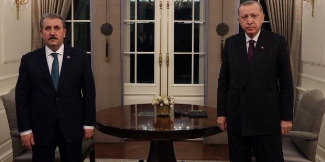 Cumhurbaşkanı Erdoğan ve Destici bayramlaştı