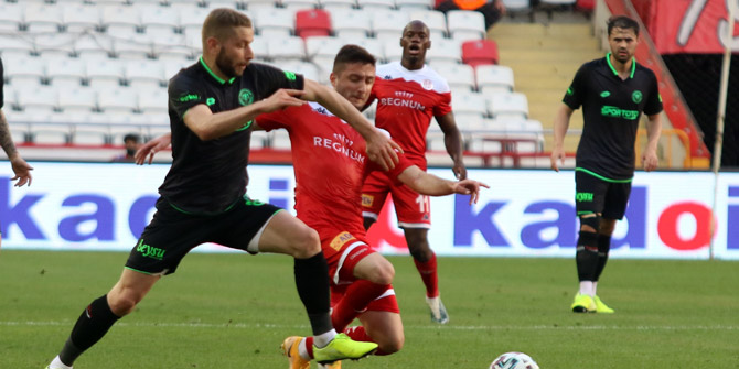 Konyaspor’un Antalyaspor ile 10. beraberliği