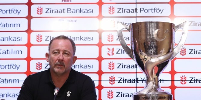 Sergen Yalçın: Çifte kupayı istiyoruz