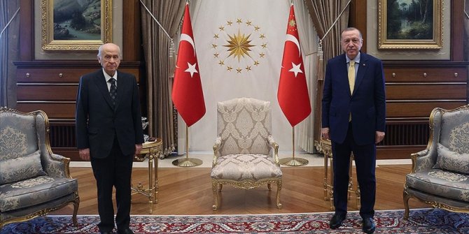 Cumhurbaşkanı Erdoğan MHP Genel Başkanı Bahçeli ile görüşecek