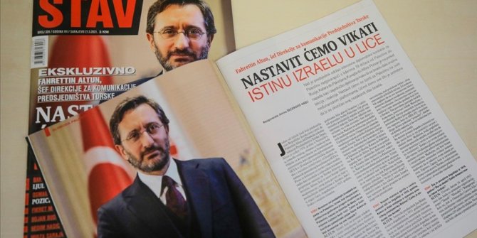 Fahrettin Altun, šef Direkcije za komunikacije Turske za "Stav": Nastavit ćemo vikati istinu Izraelu u lice