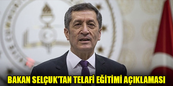 Bakan Selçuk'tan telafi eğitimi açıklaması