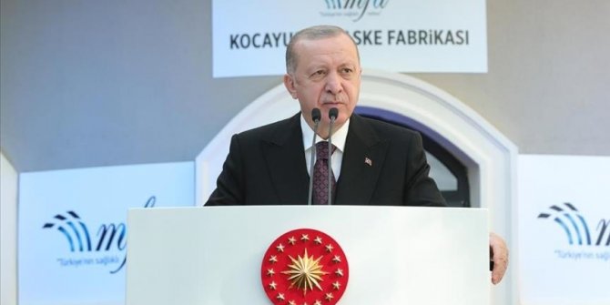 Erdogan na otvaranju fabrike za proizvodnju maski: Naši poduzetnici nastavljaju otvarati nova radna mjesta