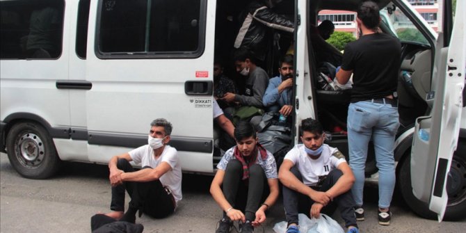 34 irregular migrants held in Turkey