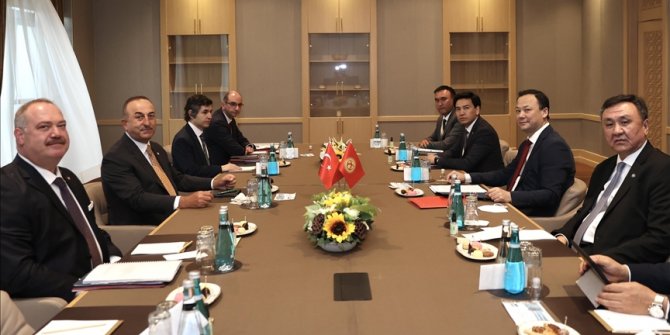Turkish foreign minister meets Kyrgyz counterpart in Ankara