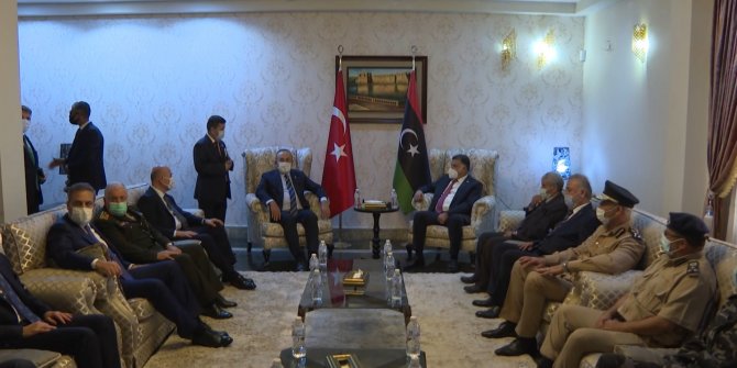 Bakan Çavuşoğlu Libya’da mevkidaşıyla görüştü
