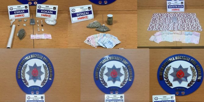 İzmir’de uyuşturucu operasyonları: 16 kişi tutuklandı
