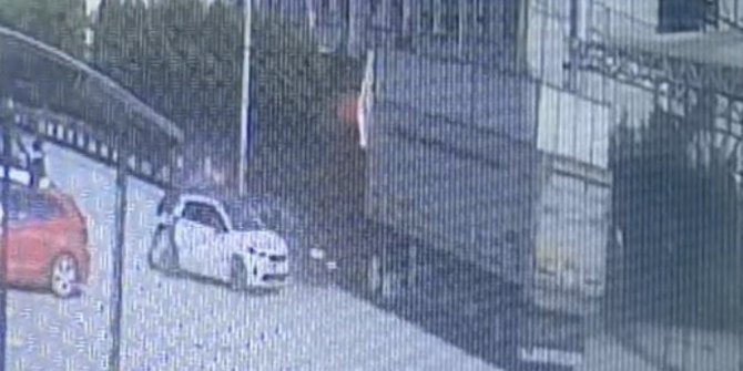 TIR dehşeti saniye saniye kamerada