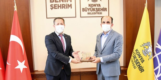 HKMO Konya’dan Başkan Altay'a ziyaret
