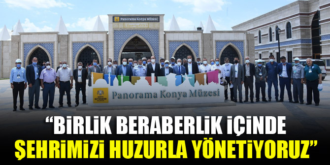Başkan Altay: “Birlik beraberlik içinde şehrimizi huzurla yönetiyoruz”