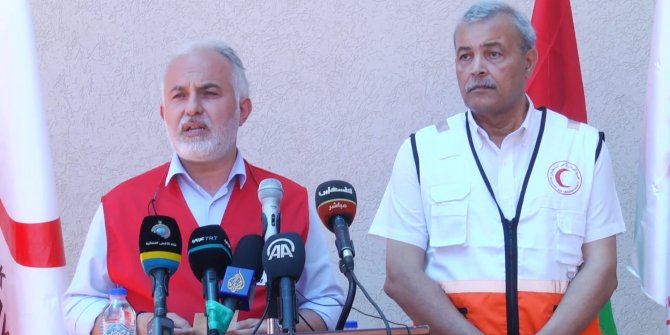 Kızılay Genel Başkanı Kınık, Gazze’nin en büyük insani yardım lojistik merkezini açtı