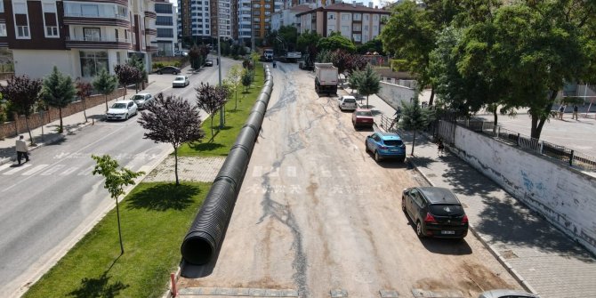 Mahallelerde yağmur suyu hattı oluşturuluyor