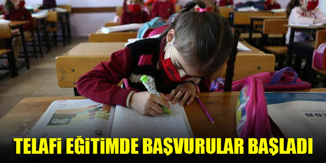 Telafi eğitimleri için başvurular başladı