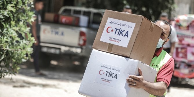 TİKA'nın Gazze Şeridi'ne yardımları sürüyor