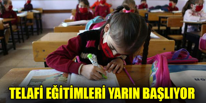 Telafi eğitimleri yarın başlıyor