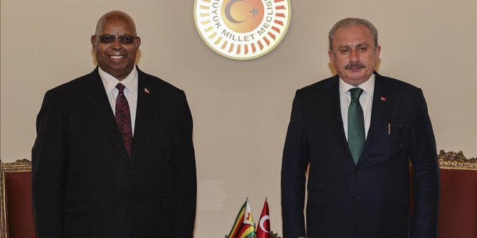 Turkish parliament head meets Zimbabwean counterpart