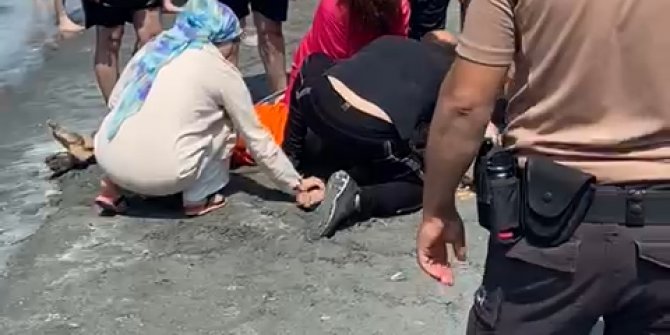 Serinlemek için Salda Gölü’ne giren genç boğuldu
