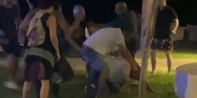 Antalya’da ‘niye baktın’ kavgasında yumruklar konuştu