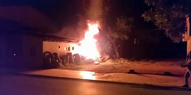 8 gün önce kalp krizinden öldü, bugün de iş yeri yandı