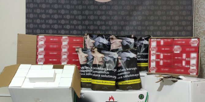 Kaçak tütün operasyonu