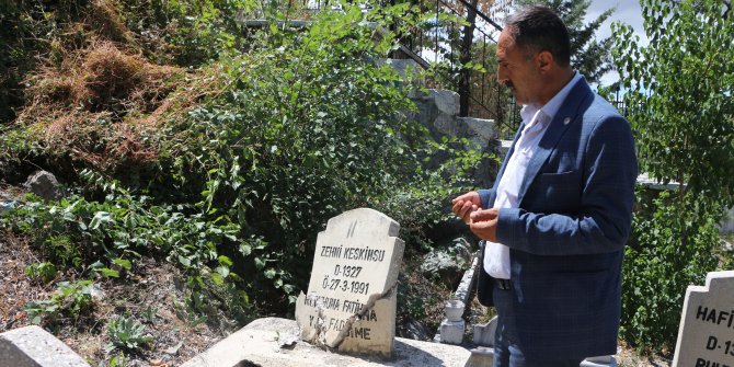 Belediye başkanı, oğlunun minibüsle çarptığı mezarı yaptıracak