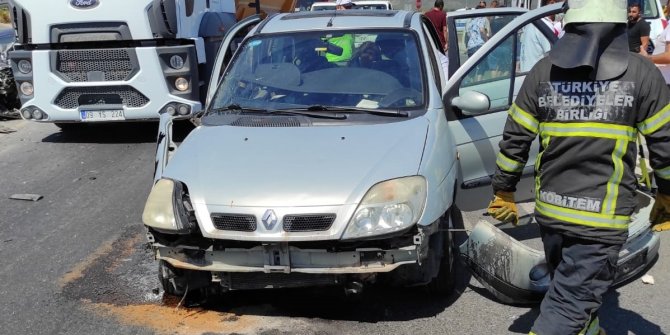 Trafik kazası: 1 yaralı