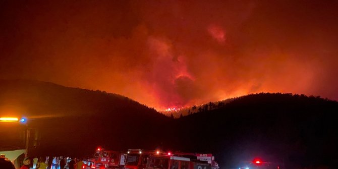 Milas’ta başlayan yangın Bodrum’a sıçradı
